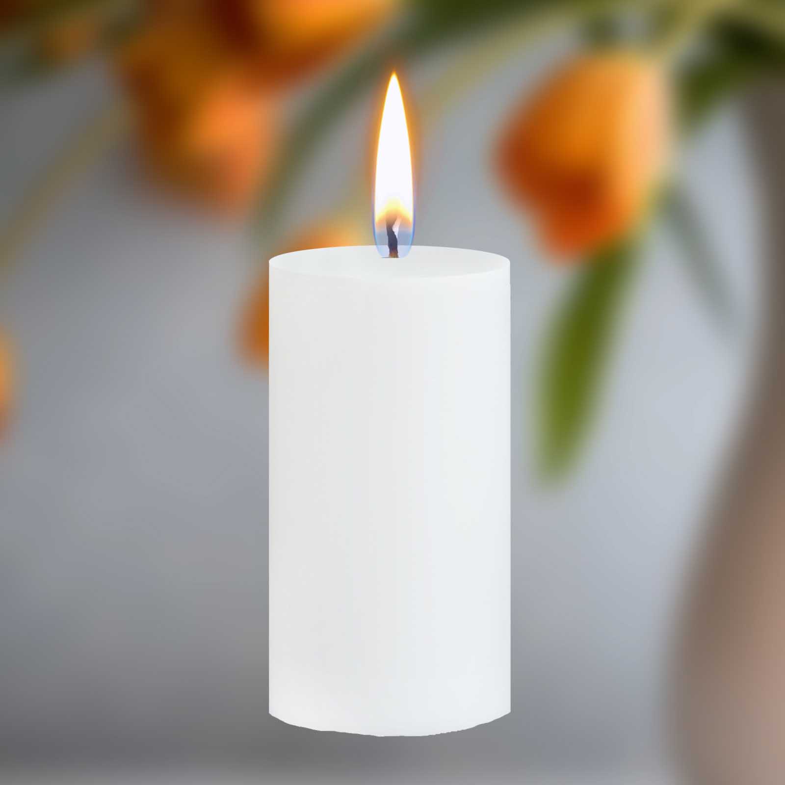 lumanare decorativa alba h10 d5 5 poza 4 2635